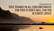 Being Thankful in "All" Things - Crosswalk the Devotional - November 13