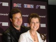 Vince Gill and Amy Grant share the stage