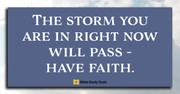 Faith Needed in the Storm (Matthew 8:26-28) - Your Daily Bible Verse - April 15