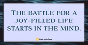 Train Your Mind What to Think (2 Corinthians 10:5) - Your Daily Bible Verse - October 11