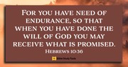 A Call to Endurance (Hebrews 10:35-38) - Your Daily Bible Verse - February 28