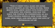 How to Carry Christ into Every Room You Enter (Ephesians 3:17-18) - Your Daily Bible Verse - July 2