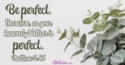 A Prayer for the Pursuit of Perfection - Your Daily Prayer - September 19