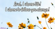 A Prayer to Choose Life - Your Daily Prayer - October 16