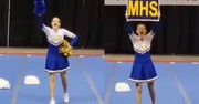 Brave Cheerleader Steps Up to Perform Routine All Alone at Competition after Entire Team Quits