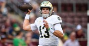 Notre Dame Quarterback Riley Leonard Quotes Powerful Bible Verse on National TV