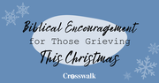 Biblical Encouragement for Those Grieving This Christmas