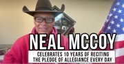 Neal McCoy Celebrates 10 Years of Reciting the Pledge of Allegiance Every Day