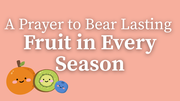A Prayer to Bear Lasting Fruit in Every Season | Your Daily Prayer