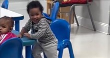 Child's Adorable Reaction to Dad Picking Him Up From Day Care Melts Hearts 