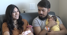 Family Grows From One Child to Five With the Birth of Quadruplet Girls
