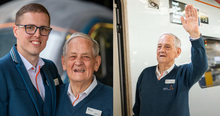 84-Year-Old Train Manager Proves You're Never Too Old to Love What You Do