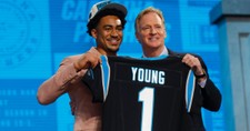 Panthers’ Bryce Young Says ‘All Glory Goes to God’: ‘Without Him, I'm Nothing’