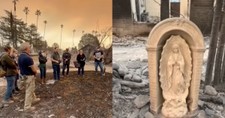 Los Angeles Couple Finds Hope as Virgin Mary Statue Miraculously Survives Wildfire