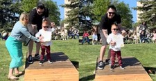 Young Boy in Wheelchair Walks at His Kindergarten Graduation, Surprising His Family