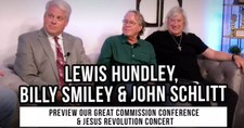 Lewis Hundley, Billy Smiley & John Schlitt on Our Great Commission Conference & Concert
