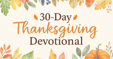 30-Day Thanksgiving Devotionals