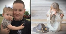 3-Year-Old Daughter of Fallen Officer Prays for Dad