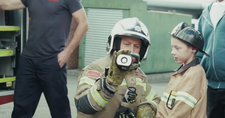8-Year-Old Boy With Rare Health Condition Experiences Life as a Firefighter for a Day