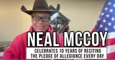 Neal McCoy Celebrates 10 Years of Reciting the Pledge of Allegiance Every Day