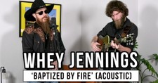 Whey Jennings Delivers Raw Acoustic “Baptized By Fire,” Honoring Legacy and Redemption
