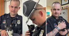 A State Trooper Found a Kitten On the Side of the Road, Then He Adopted Him