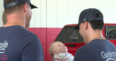 First Responder Shares Special Moment With Baby Whose Life He Saved