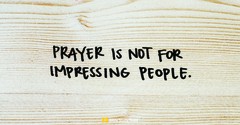 Don't Pray Like a Pharisee (Matthew 6:8) - Your Daily Bible Verse - May 6