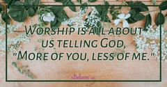 What Does it Mean to Worship God? - iBelieve Truth: A Devotional for Women - May 5
