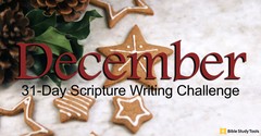 December's 31-Day Scripture Writing Challenge