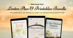 Lenten Plan & Printables Bundle: Prayers, Guides, and Scriptures for Lent