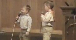 2 ADORABLE Toddlers Sing He Arose - It Will Melt Your Heart!