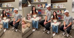 Father-Daughter Duo Sings ‘The Prayer’ For Sleeping Sister and Pups 