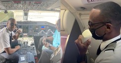 Pilot Tears Up Welcoming 'VIP' Passenger onto Plane