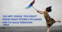 Why We Shouldn't Judge