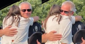 Officer's Emotional Reaction to Department's New Hire Captures Hearts