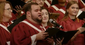 Choir's Beautiful Rendition of 'He Hideth My Soul'