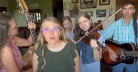 Family Delights with Lovely Bluegrass Cover of 'In The Sweet By And By'