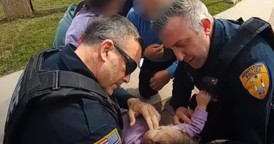 Heroic Officers Save Choking Baby in Dramatic Rescue Captured on Video