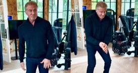 Sylvester Stallone Shows Off Smooth Dance Moves to Smokey Robinson Classic