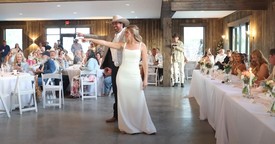 Dad and Bride Wow Guests with Spectacular Father-Daughter Dance