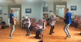 Elderly Woman Charms Everyone with Her Dance Moves in Sweet Video