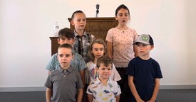Adorable Group of Children Sing 'Lord, I Lift Your Name On High'