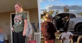 16-Year-Old Surprised With Car Built by Late Father, and Breaks Down In Tears