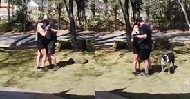 Husband and Wife Pause Yard Work for a Tender Moment That’ll Melt Your Heart