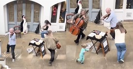 This Little Boy’s Surprise Appearance With Musicians Is Too Cute to Miss