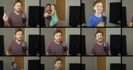 Dad and Kids Nail A Cappella Cover of Disney Classic from 'A Goofy Movie'