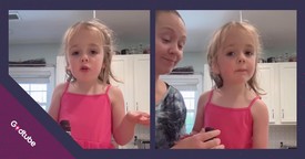 Little Girl Teaches Us How to Make Chocolate Milk Her Way