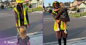 Children Share Heartwarming Goodbye with Beloved Sanitation Worker