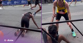 Boston Marathon Runners Show Incredible Kindness to Fellow Runner
